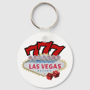 Gambler's Las Vegas Lucky Keychain! Key Ring
