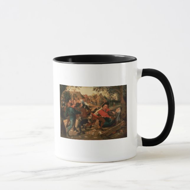 Gamblers Quarrelling Mug (Right)