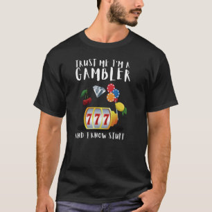 Gambling And Roulette Gambler T-Shirt