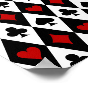 Gambling Blackjack Card Player Casino Las Vegas Poster