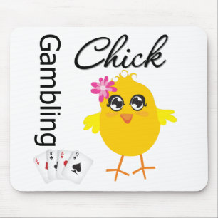 Gambling Chick Mouse Mat