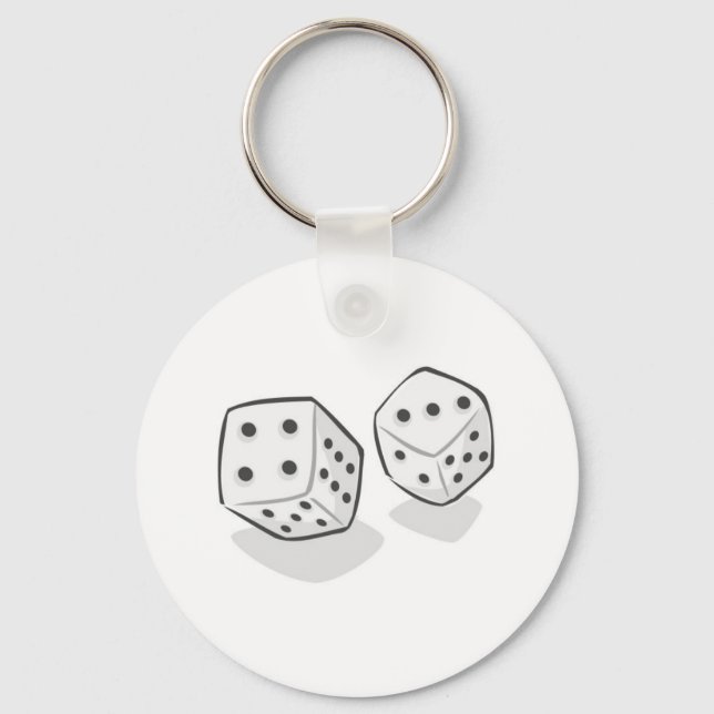 Gambling Dice Key Ring (Front)
