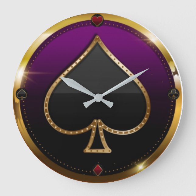 Gambling elegant large clock (Front)