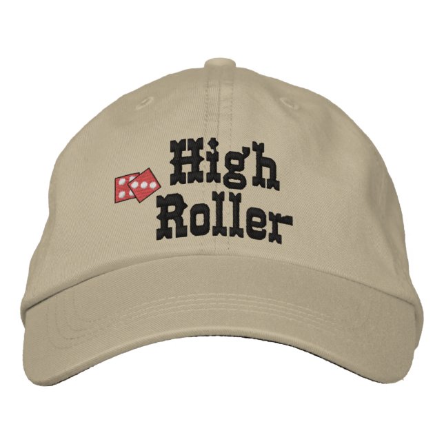 Gambling Embroidered Hat (Front)