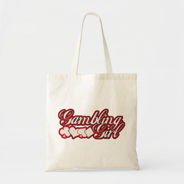 Gambling Girl Tote Bag (Front)