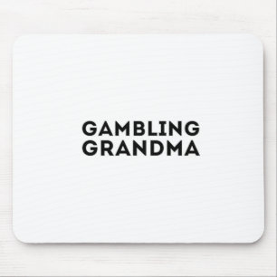 Gambling Grandma Mouse Mat
