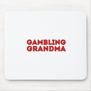 Gambling Grandma Mouse Mat