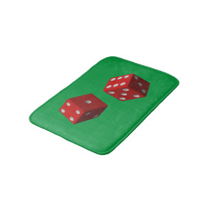 Gambling hall bath mat