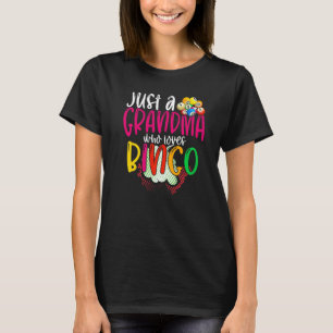 Gambling Lottery Retired Bingo Player Grandma Nana T-Shirt