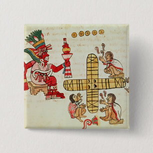 Gambling Patoli and the god 15 Cm Square Badge
