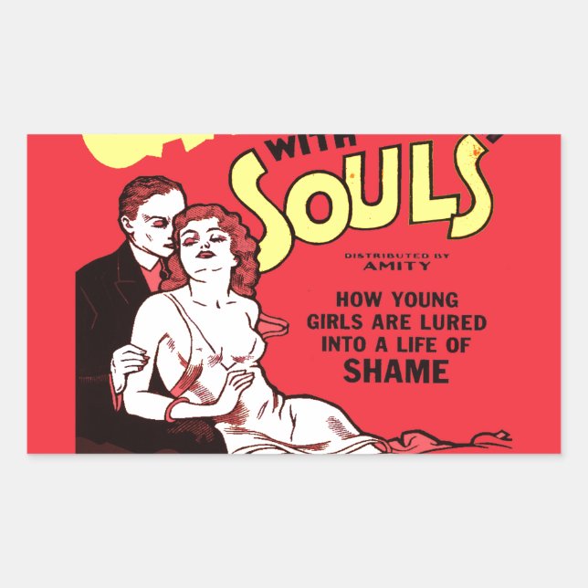 Gambling Rectangular Sticker (Front)