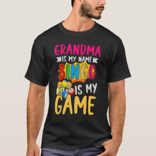 Gambling Retired Bingo Player Grandma Retirement B T-Shirt