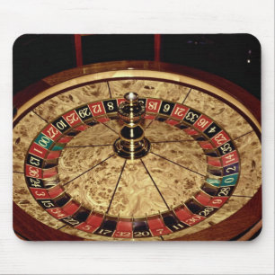 Gambling, roulette mouse mat
