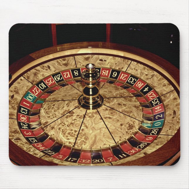 Gambling, roulette mouse mat (Front)