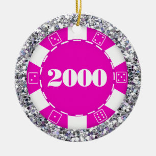 Gambling - Vegas Ceramic Tree Decoration