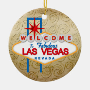 Gambling - Vegas Ceramic Tree Decoration