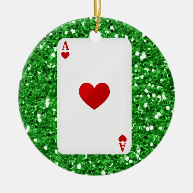 Gambling - Vegas Ceramic Tree Decoration (Front)