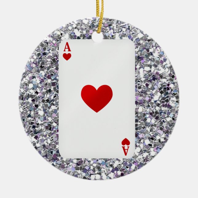 Gambling - Vegas Ceramic Tree Decoration (Front)
