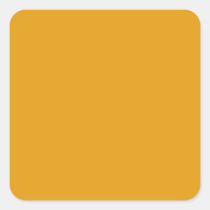 Gamboge Orange / Yellow E49B0F Colour, Image Optio Square Sticker