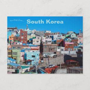Gamcheon Culture Village Busan South Korea Postcard