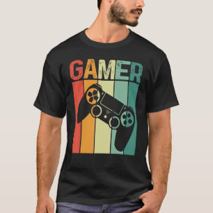 Game Addict Console Retro Gaming Online Adult Game T-Shirt