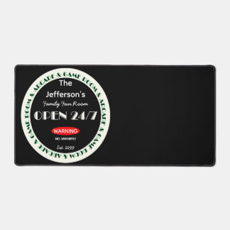 Game & Arcade Room - No Whiners!  Desk Mats & Pads