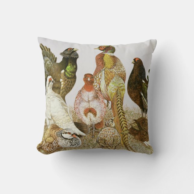 Game Birds Cushion (Front)