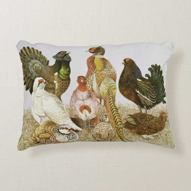 Game Birds Decorative Cushion (Front)