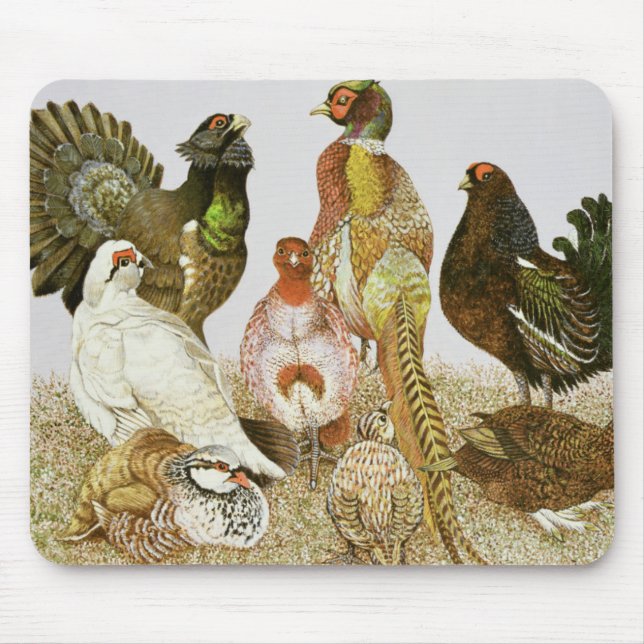 Game Birds Mouse Mat (Front)