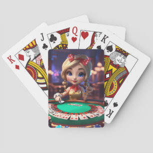 "Game Boy Casino: 3D Dice Delight" Playing Cards