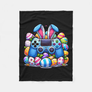 Game Bunny Eggs Costume Easter Day Boys Kids Gamin Fleece Blanket