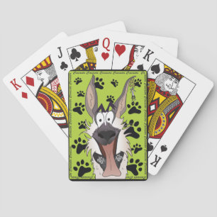 Game cards funny dog Canasta