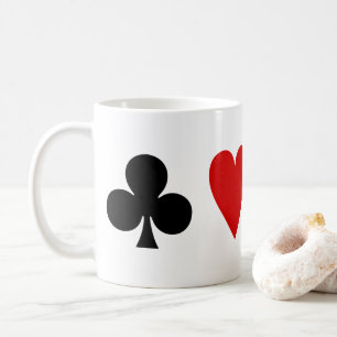 Game cards Playing cards Diamond Club Heart Spade Coffee Mug