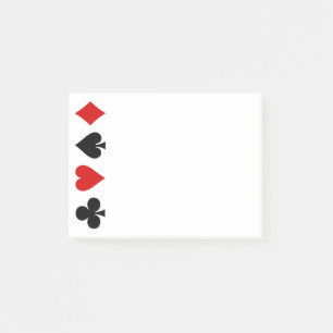 Game cards Playing cards Diamond Club Heart Spade Post-it Notes