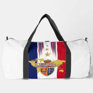 "Game Changer" Red, White, Blue & Gold Stars Duffle Bag