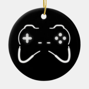 Game Controller Ceramic Tree Decoration