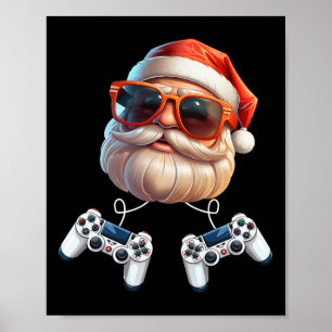 Game Controller Christmas Gamer Gaming Enthusiast Poster