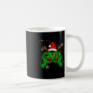 Game Controller Christmas Santa Hat Gamer Boys 2 Coffee Mug