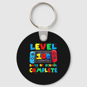Game Controller Level 100 Days Of School Complete  Key Ring