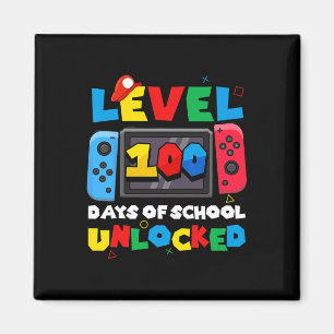 Game Controller Level 100 Days Of School Unlocked Magnet