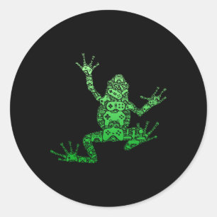 Game Controller Men Boys Kids Teens - Video Gamer Classic Round Sticker