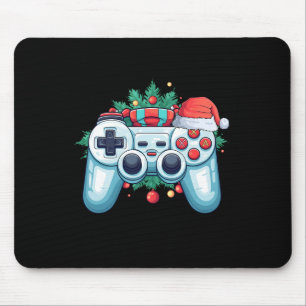 Game Controller Santa Hat Christmas Gaming X-mas G Mouse Mat