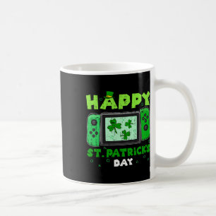 Game Controller Shamrock St Patricks Day Gamer Gam Coffee Mug