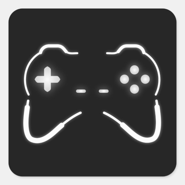 Game Controller Square Sticker (Front)