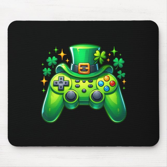 Game Controller St Patricks Day Gamer Irish Boys M Mouse Mat (Front)