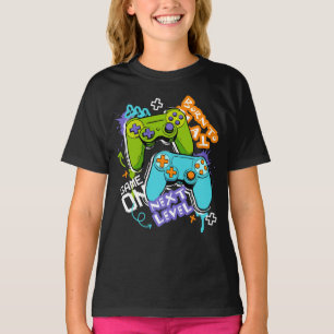 Game controllers Graffiti Gaming Born To Play T-Shirt