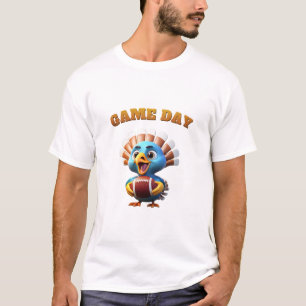 Game Day American Football Funny Thanksgiving T-Shirt