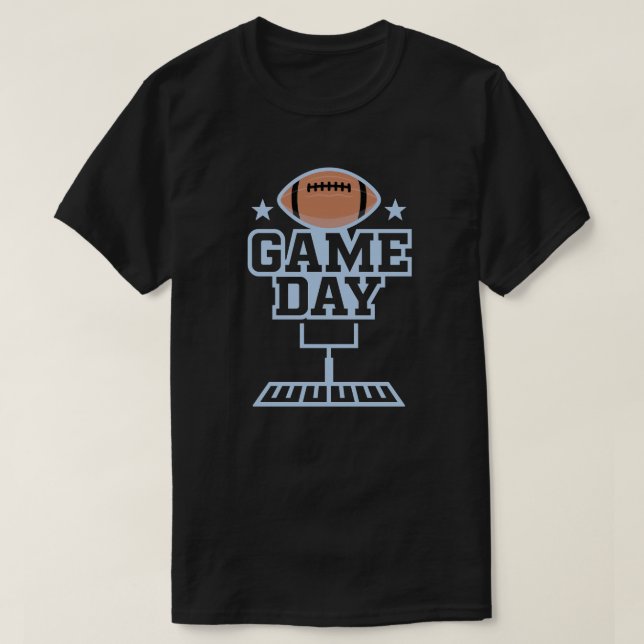 Game Day  American Football Graphic Design T-Shirt (Design Front)