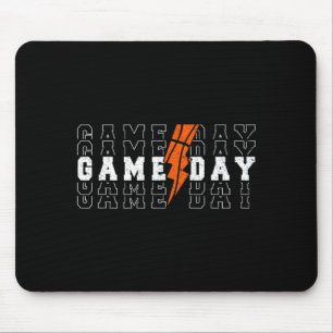 Game Day Basball Lightning Sport Player Coach Mouse Mat