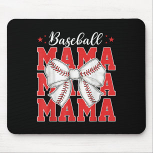 Game Day Baseball Mum Mother Baseball Mama Coquett Mouse Mat